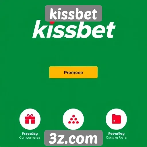 Plataforma de apostas kissbet tem promoções regulares